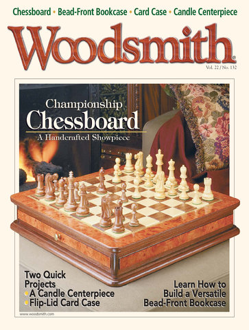 Woodsmith Chess Board Plan